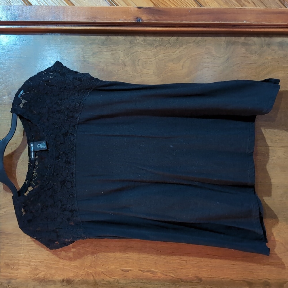 Black dkny jeans M top